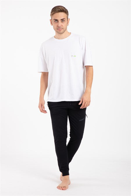 Men's Pocket Navy Blue Sport Pants