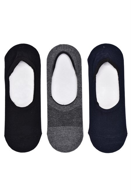 Men's Plain Babette Socks - 3 Pairs