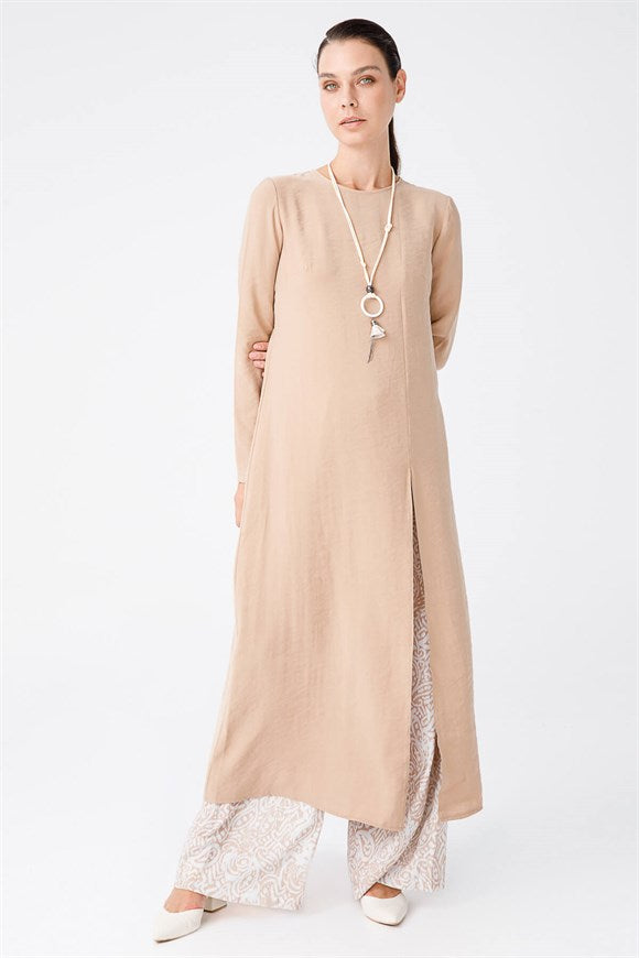 Women's Batik Pattern Mink Tunic & Pants Set