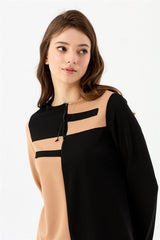 Women's Camel Tunic & Pants Set