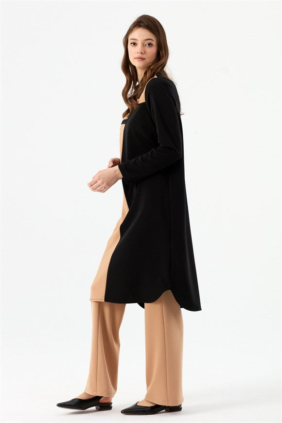 Women's Camel Tunic & Pants Set