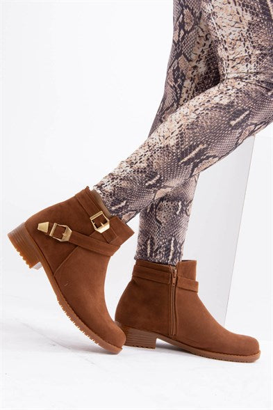 Women's Zipped Ginger Boots