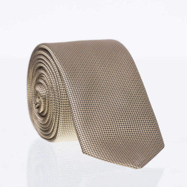 Men's Slim Fit Plain Woven Tie