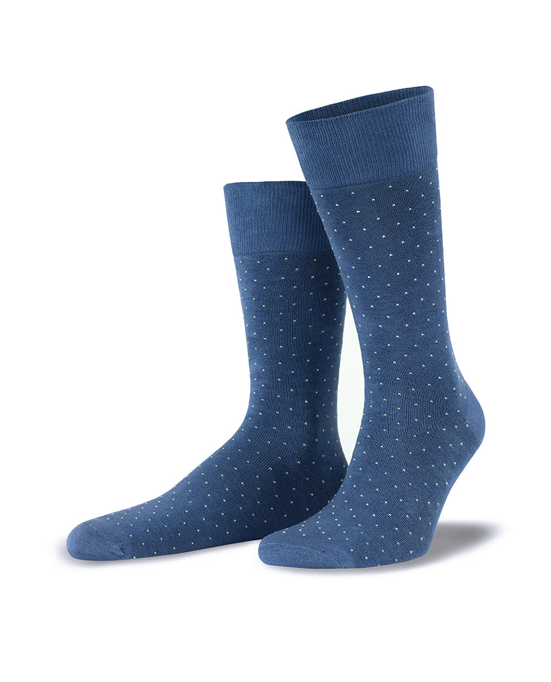 Men's Dotted Grey Socket Socks