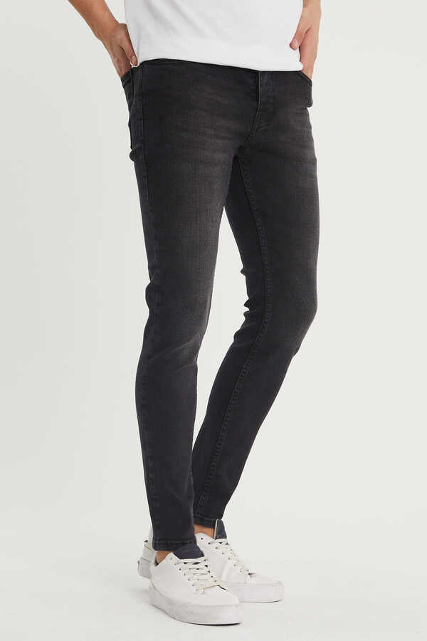 Men's Grey Slim Fit Jeans