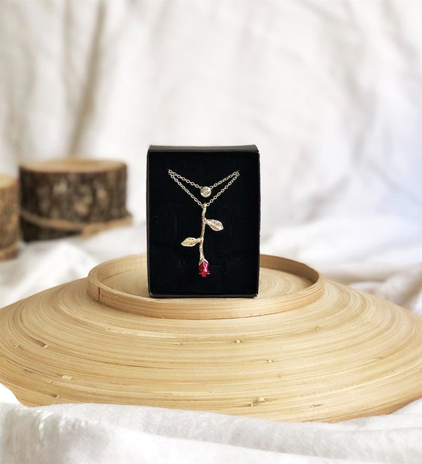 Women's Rose Pendant Necklace