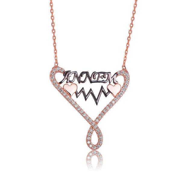 Women's Gemmed Silver Necklace