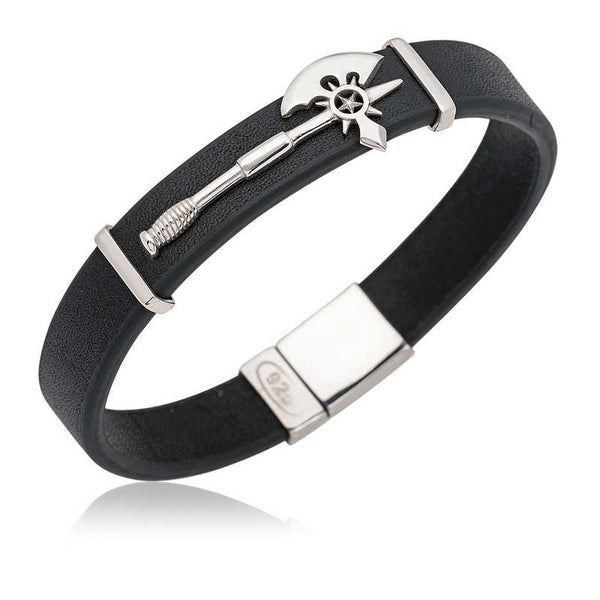 Men's Axe Accessory Leather Bracelet