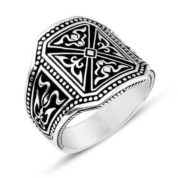 Men's Silver Metal Ring