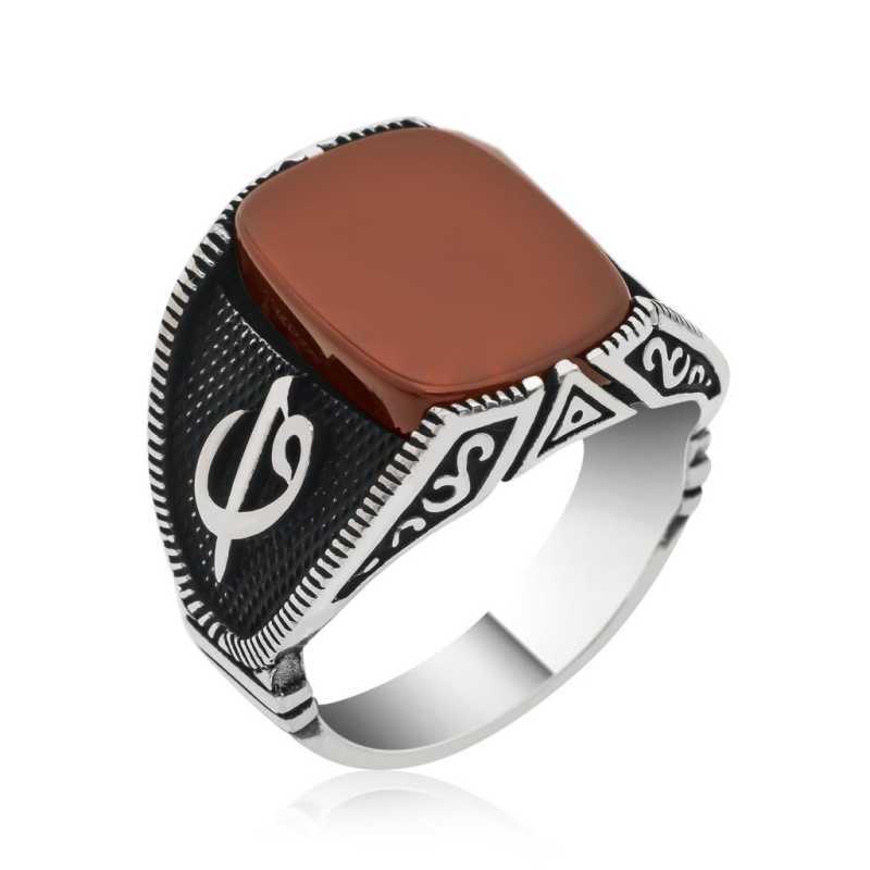 Men's Silver Trendy Ring