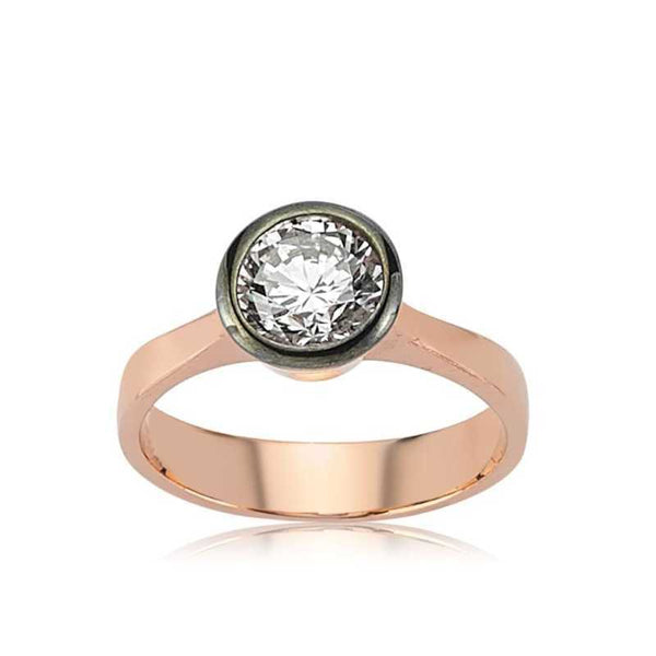 Women's Gemmed Silver Ring