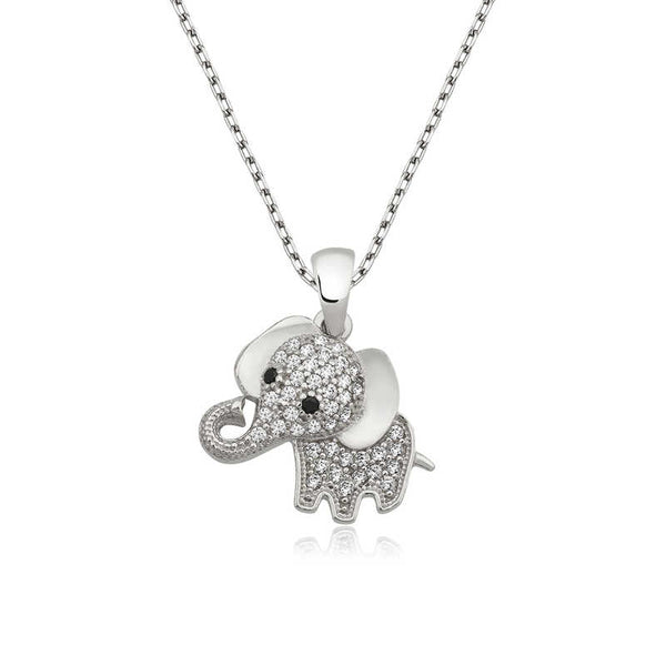 Women's Elephant Pendant Necklace