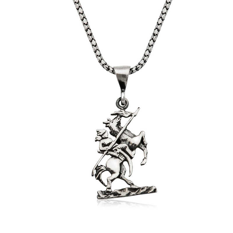 Men's Silver Metal Necklace