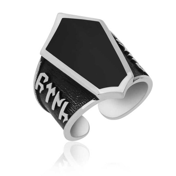 Men's Silver Metal Ring