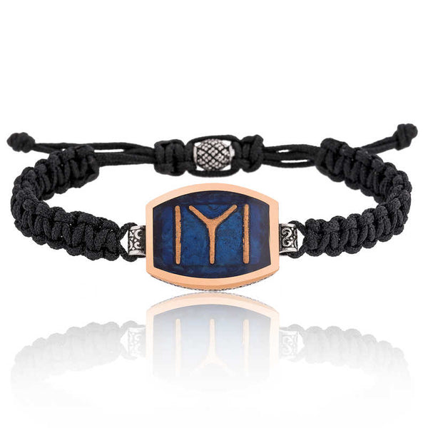 Men's Silver Accessory Macrame Bracelet
