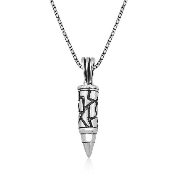 Men's Silver Metal Necklace