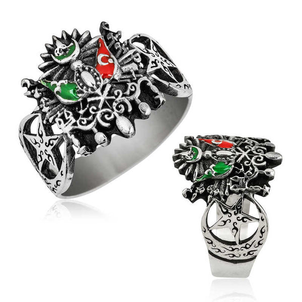 Men's Silver Metal Ring