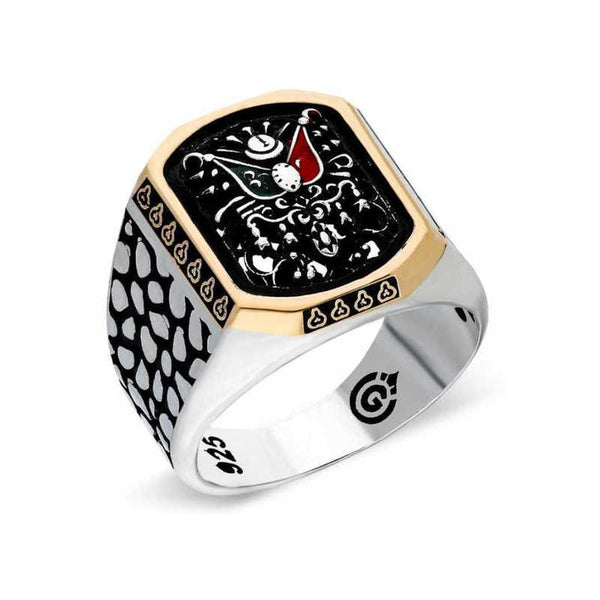 Men's Silver Metal Ring