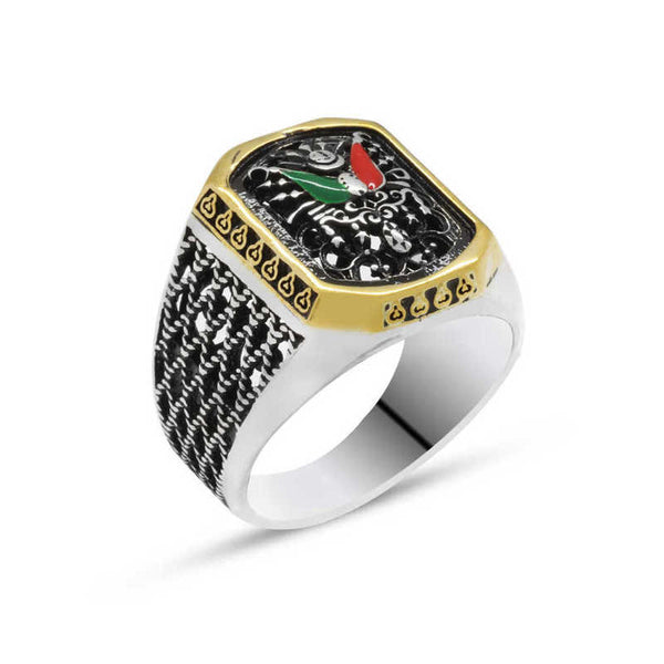 Men's Silver Metal Ring