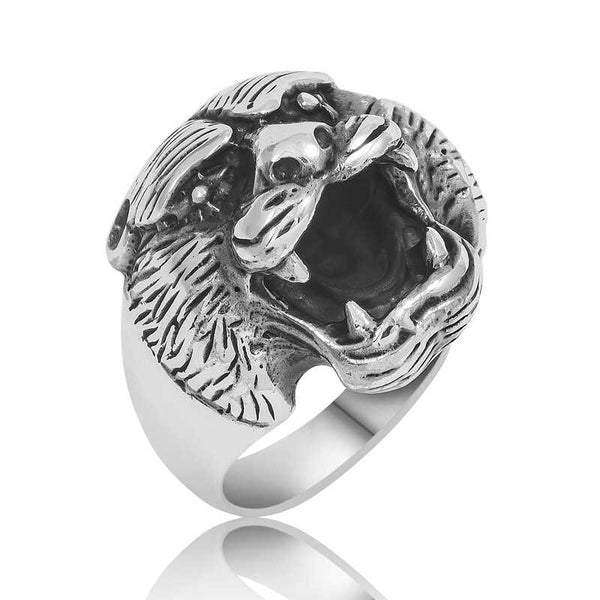Men's Silver Metal Ring