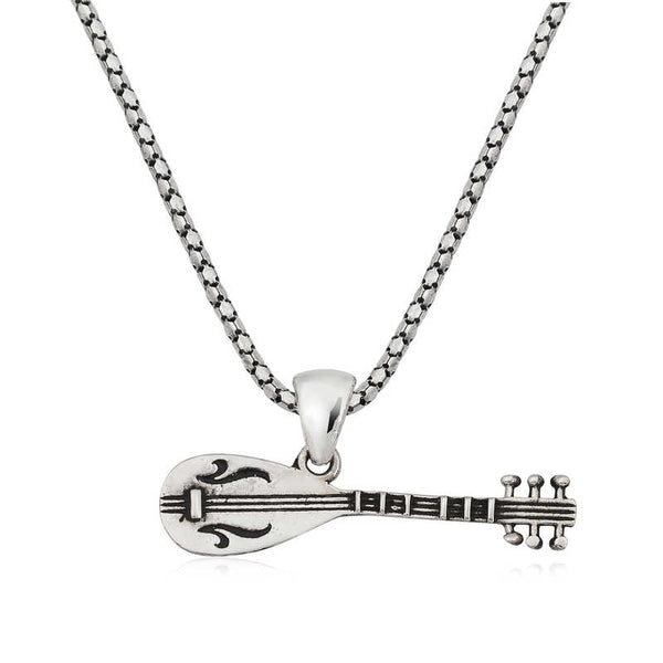Men's Silver Metal Necklace