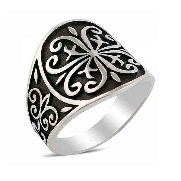 Men's Silver Metal Ring