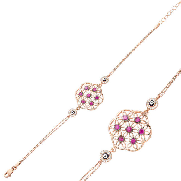 Women's Flower Figure Bracelet