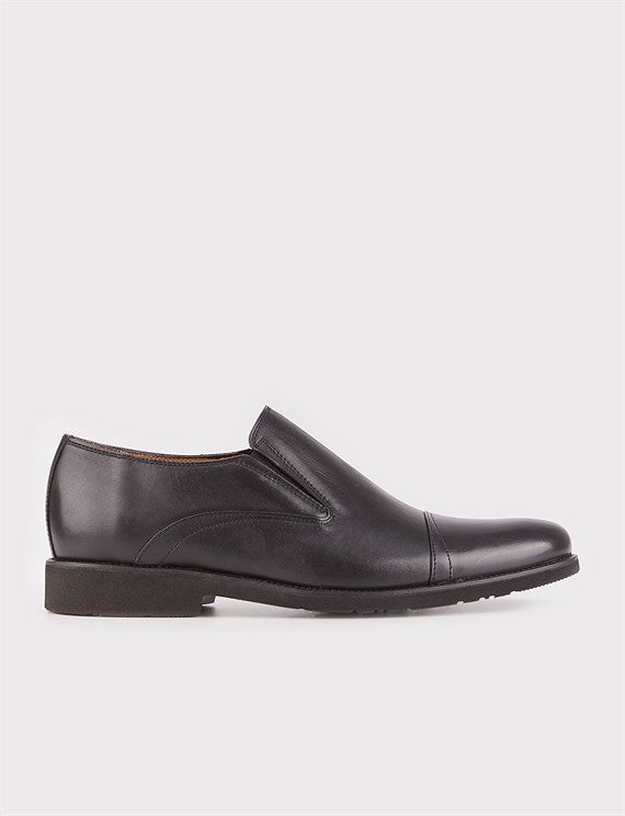 Men's Black Leather Classic Shoes