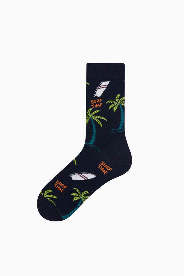Men's Patterned Multi-color Socks