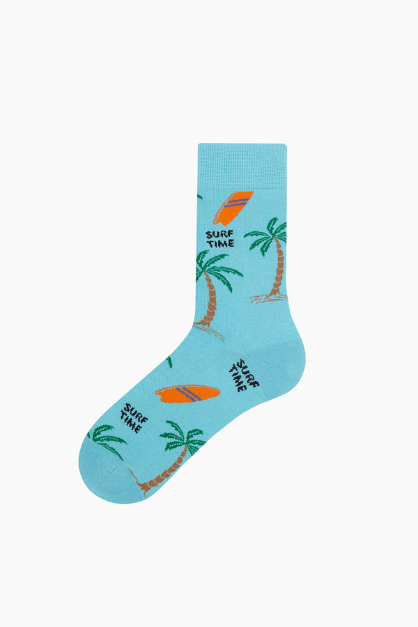 Men's Patterned Multi-color Socks