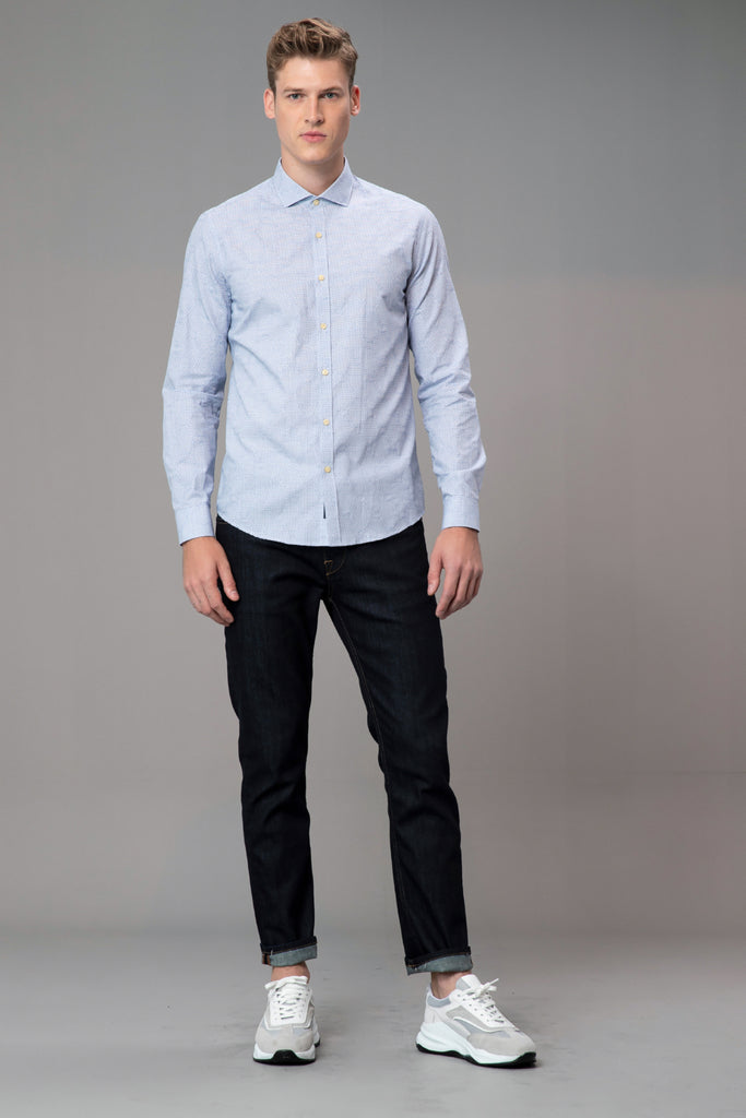 Men's Long Sleeves Slim Fit Shirt