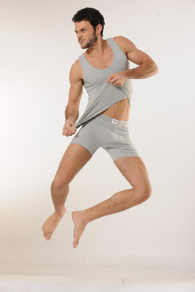 Men's Grey Sleeveless Undershirt