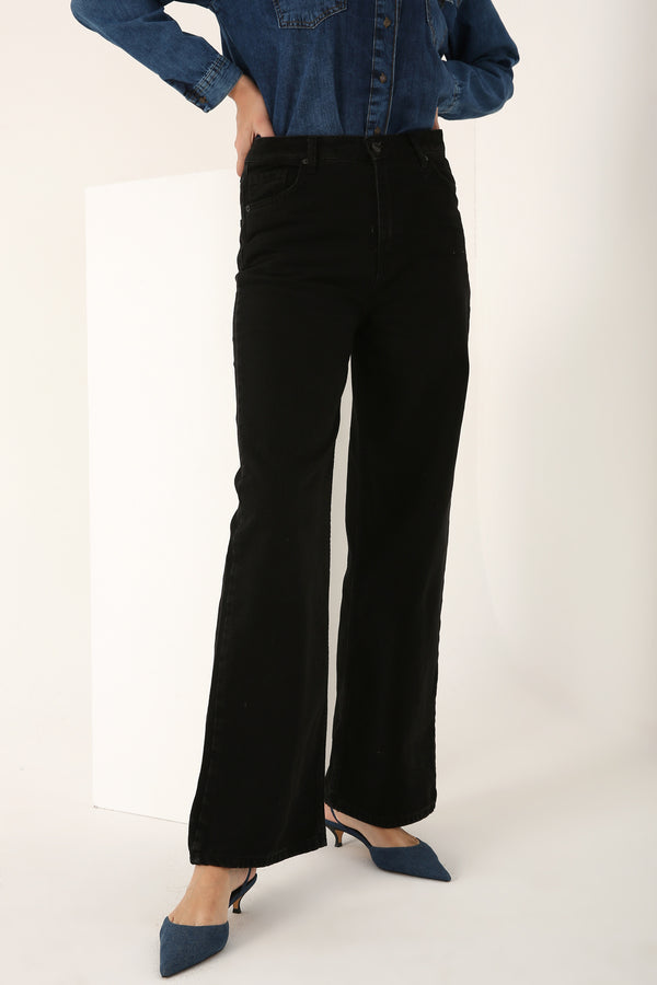 Women's Black Flare Jeans
