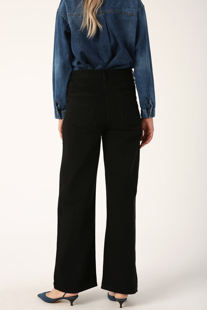 Women's Black Flare Jeans