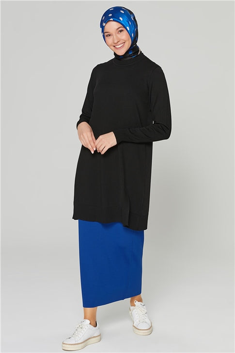 Women's Plain Saxe Long Skirt
