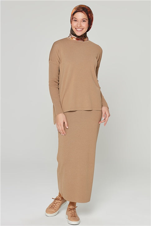 Women's Mink Long Skirt