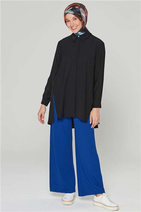 Women's Wide Leg Saxe Pants