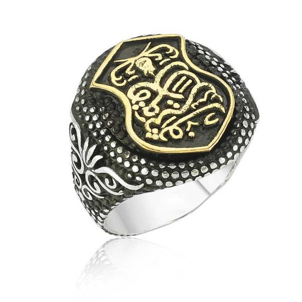 Men's Silver Metal Ring