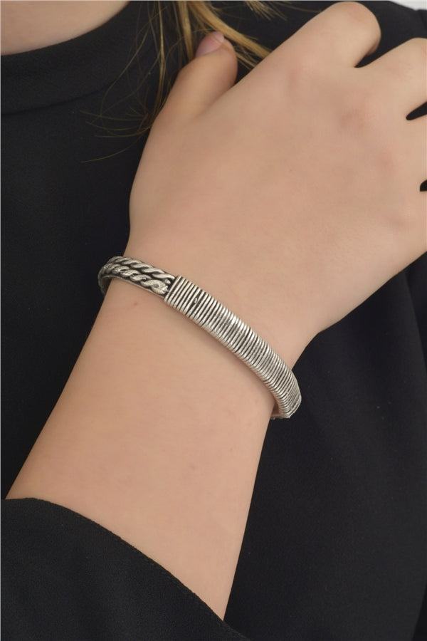 Women's Antique Silver Plated Bracelet
