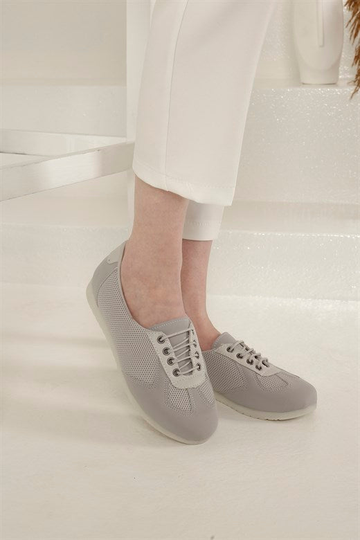 Women's Beige Suede Casual Shoes