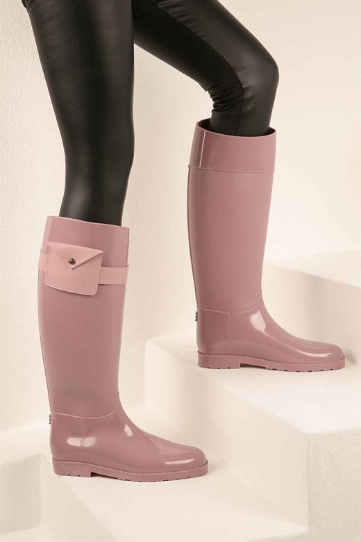 Women's Salmon Long Rain Boots