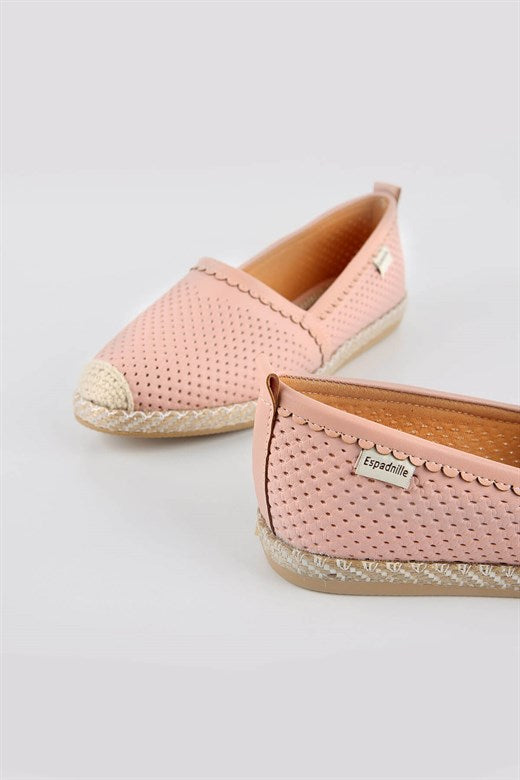 Women's Powder Rose Espadrille Shoes