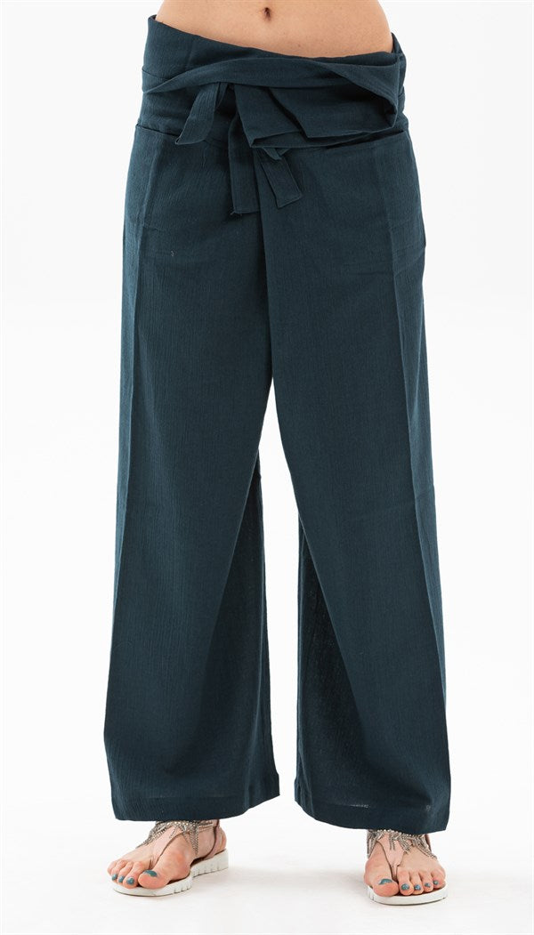 Women's Petrol Gauze Pants