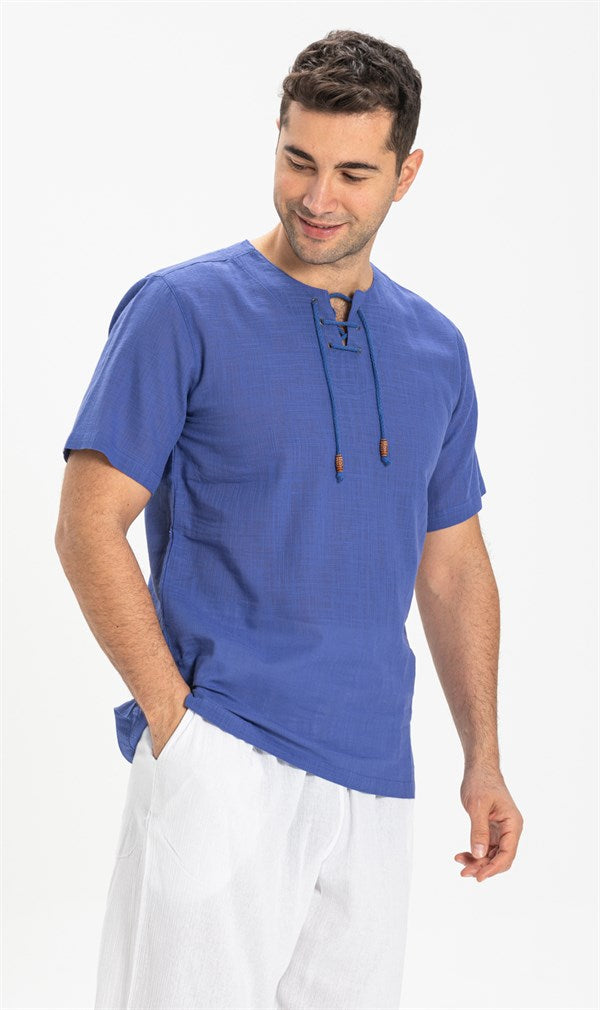 Men's Short Sleeves Saxe T-shirt