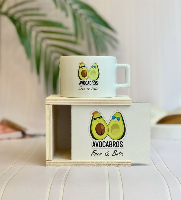 Best Friends Forever Design Boxed Cup