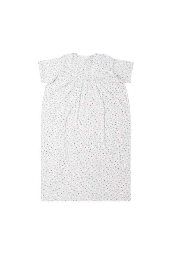 Women's Short Sleeves Patterned Nightgown