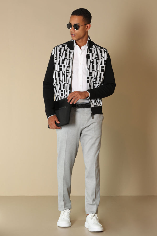 Men's Slim Fit Grey Chino Pants