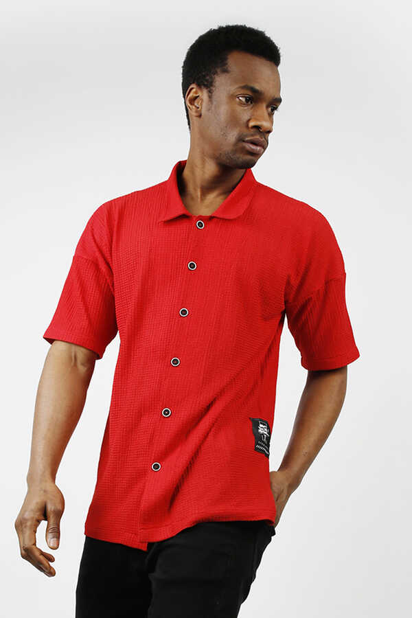 Men's Short Sleeves Coral Shirt