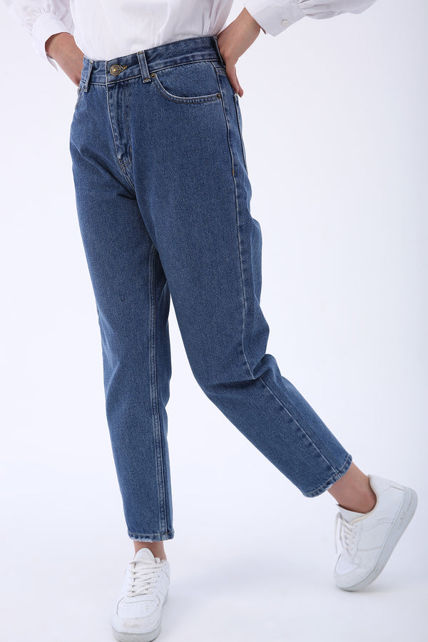 Women's Blue Mom Jeans
