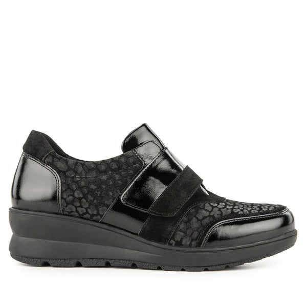 Women's Leather Wedge Shoes